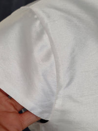 Bolero en taffetas blanc pour mariée , coupe courte , taille 38 · vue 4