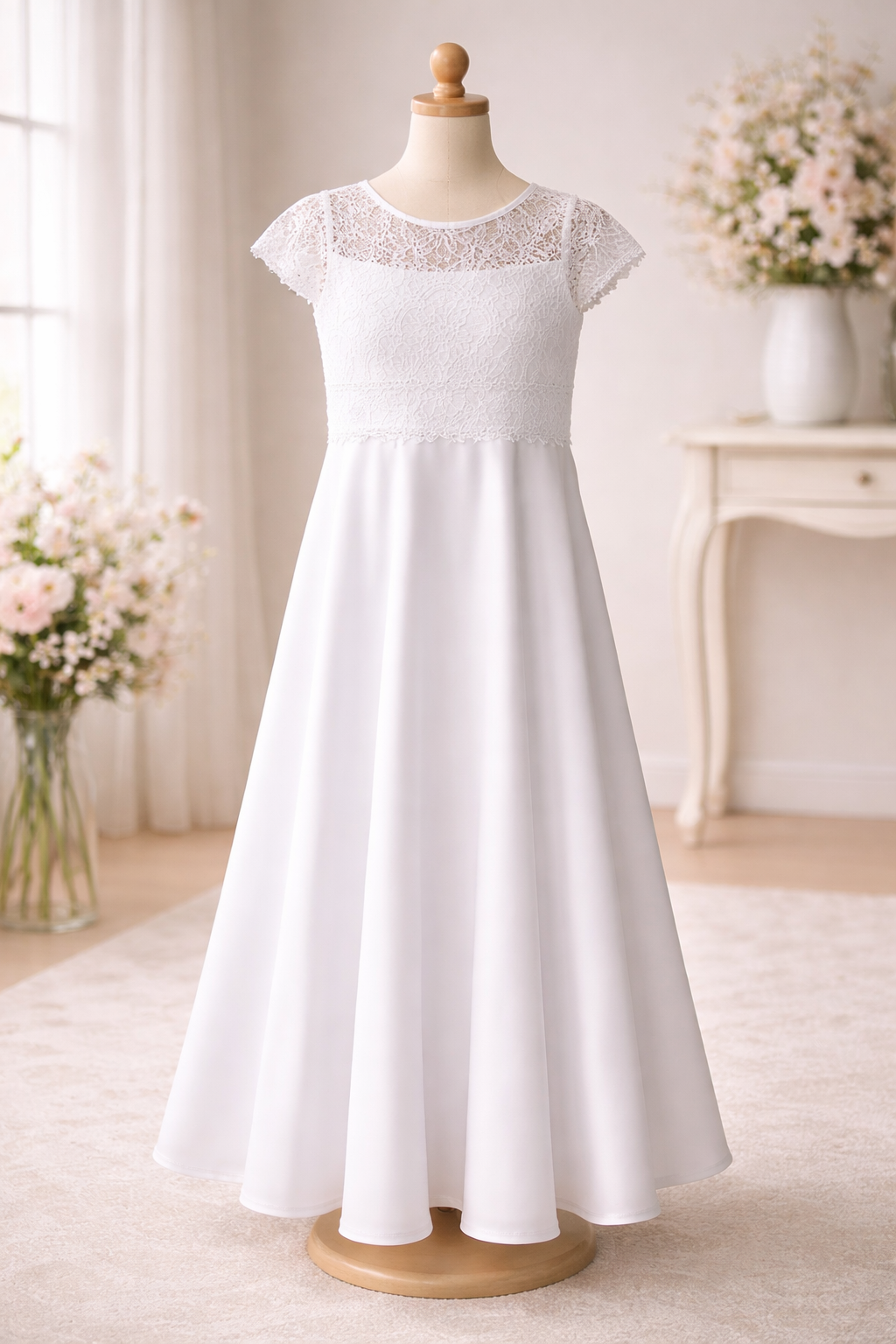 Robe de cérémonie, mariage communion robe 08-1083B 12 ans