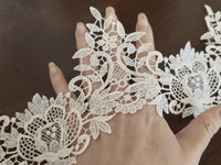 Galon Dentelle Guipure Bohème Mariée – Motifs Arabesques & Fleurs pour Créations · vue 4