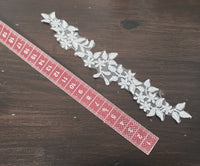 Lot unique de 3 motifs fin blanc avec perles · vue 3