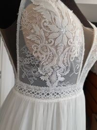 Robe MONICA Bianco DESTOCKAGE · vue 8