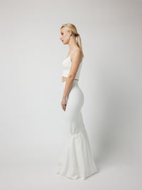 Jupon sculptant tulle pour robe de mariée sirène · vue 2