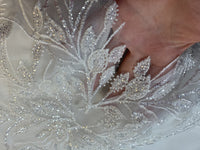 Long motif feuilles pour robe de mariée sequins · vue 10