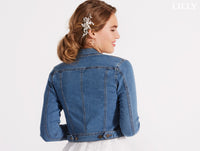 VESTE EN JEAN pour mariée · vue 2