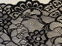 Dentelle nylon noire largeur 40 cm · vue 3