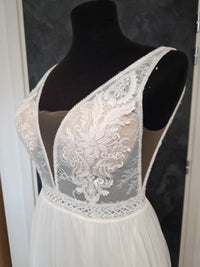 Robe MONICA Bianco DESTOCKAGE · vue 6