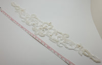 Motif pour robe de mariée long avec sequins et perles ivoire · vue 3