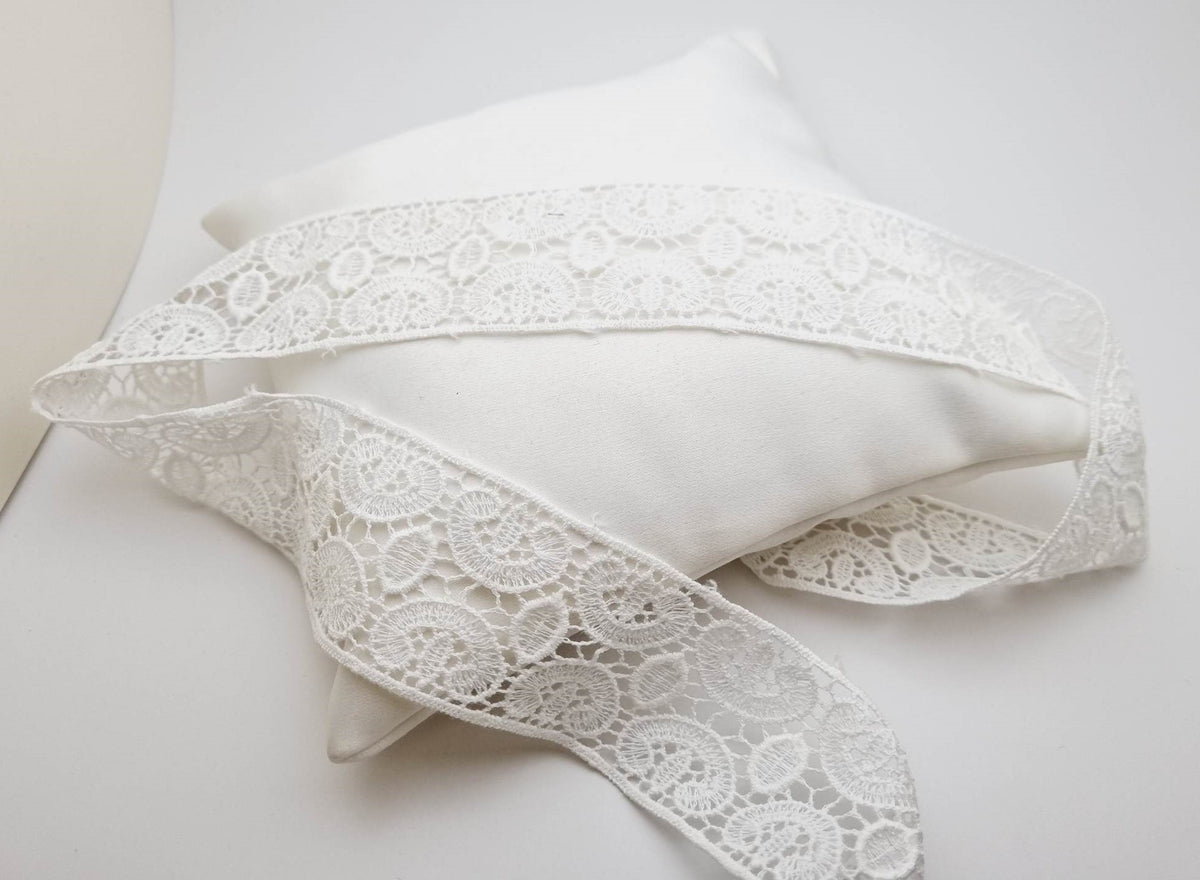 Galon ivoire clair bohème champêtre robe de mariée