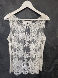 Top mariée dentelle française ivoire clair – Dos ouvert nœud – Taille 40 Lambert Creation · vue 2
