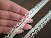 Galon dentelle guipure fine ivoire clair · vue 2