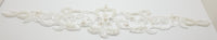 Motif pour robe de mariée long avec sequins et perles ivoire · vue 2