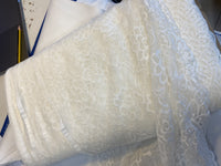 Dentelle nylon ivoire largeur 40 cm · vue 2