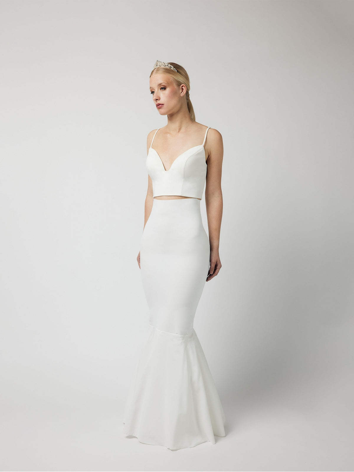 Jupon sculptant tulle pour robe de mariée sirène