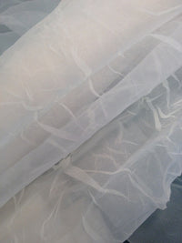 voile d'organza froissé ivoire · vue 2