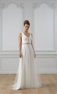 Très belle robe de mariée bohème ANGE Lambert Créations · vue 3