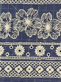 Dentelle fine, motif géométrique Calais Gaudry GIOVANNY · vue 3
