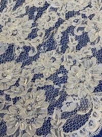 Dentelle blanche avec perles · vue 6