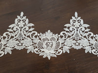 Galon Dentelle Guipure Bohème Mariée – Motifs Arabesques & Fleurs pour Créations · vue 3