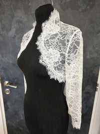 Bolero en dentelle ivoire pour robe de mariée 38/40 · vue 2