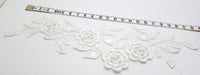 Dentelle ivoire avec perles · vue 3
