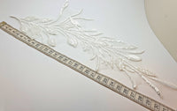 Long motif feuilles pour robe de mariée sequins · vue 6
