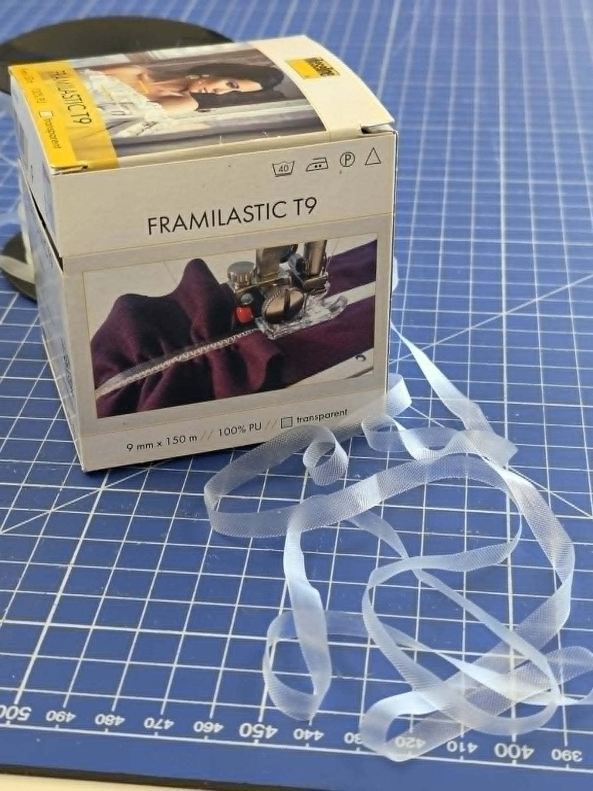 Bande élastique transparente Framilastic Vlieseline laminette – T6 ou T9