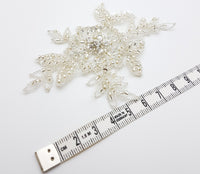 Motif pour robe de mariée/soirée brillant strass et perles · vue 4