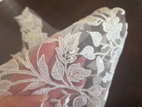 Grand motif Heather feuille 49CM brillant pour robe de mariée · vue 4