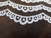 Galon écaille blanc T641 vendu au mètre · vue 2