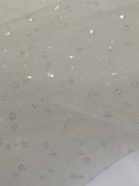 Tulle pailleté laize 147cm ivoire SANMAR 91728 · vue 2