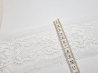 Galon de dentelle francaise ivoire , robe de mariée champêtre bohème T4004 · vue 2