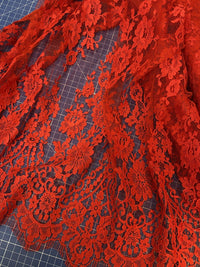 Dentelle de Calais Caudry rouge ou noir · vue 2