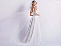Robe de mariée fluide, champêtre taille 40 · vue 3