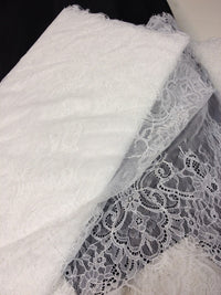 dentelle fine galon largeur 40 cm ivoire clair · vue 4