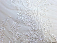 Dentelle royale grand motifs perles et sequins Belen · vue 7