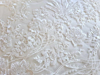 Dentelle royale grand motifs perles et sequins Belen · vue 5