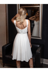 Robe de mariée courte, mariage civil · vue 3