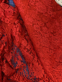 Dentelle de Calais Caudry rouge ou noir · vue 4
