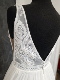 Robe MONICA Bianco DESTOCKAGE · vue 10