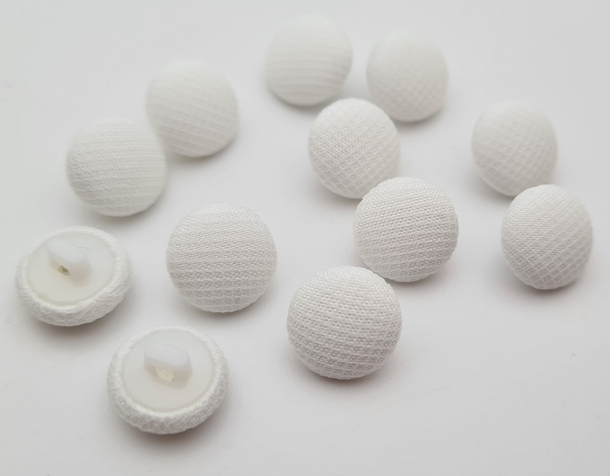 Boutons recouvert TULLE SATIN ivoire clair pour robe de mariée