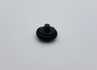 Boutons recouverts satin noir · vue 3