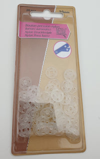 Boutons pressions nylon 7.10.15mm · vue 2