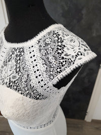 Robe de mariée "Denise" fluide près du corps ivoire bohème · vue 10