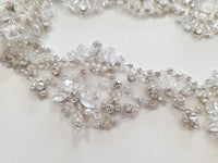 Galon ceinture strass pour robe de mariée princesse · vue 4
