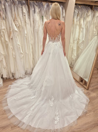 Robe de mariée avec manches amovibles taille 38 · vue 4