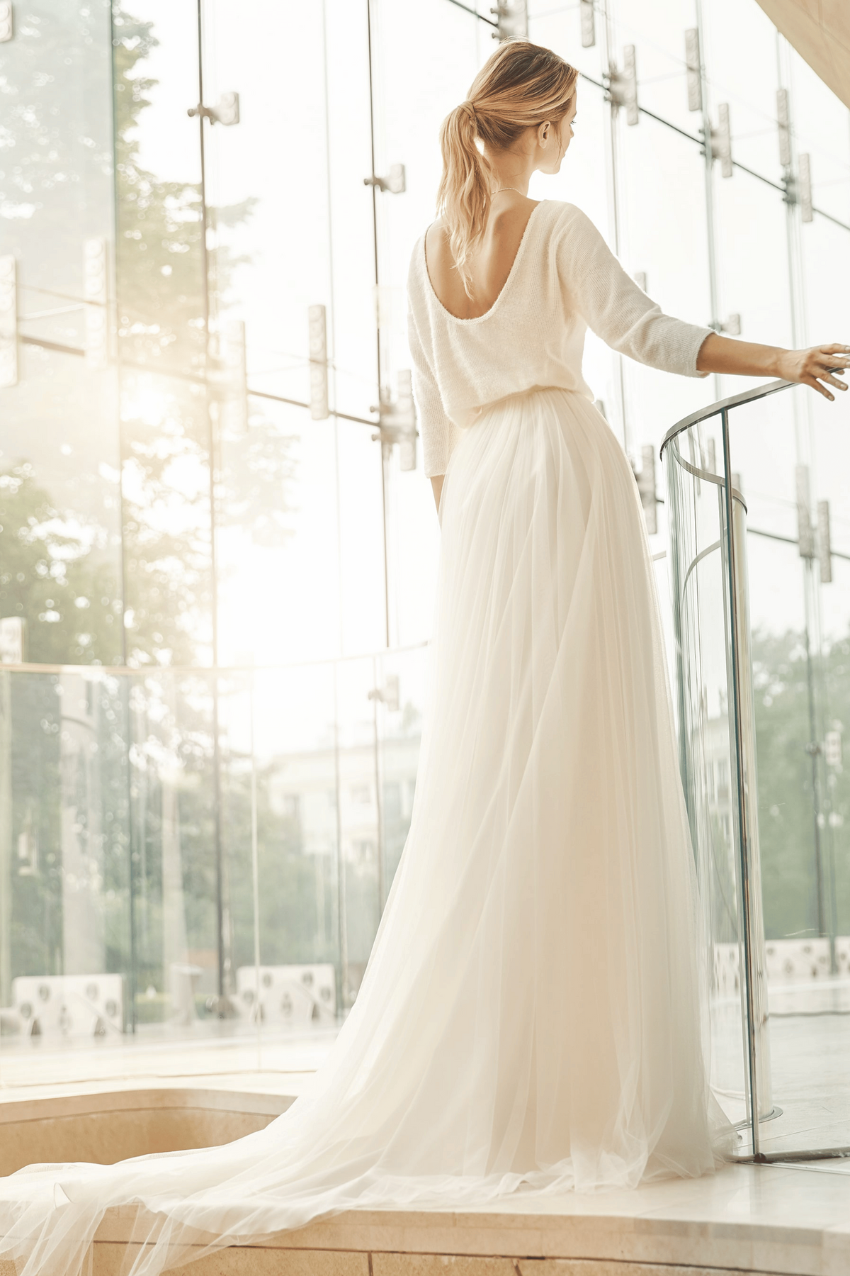 JUPE en tulle Calypso de Bianco