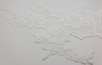 Motif pour robe de mariée dentelle fine ivoire · vue 4