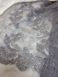 Dentelle grise magnifique produit 50cm · vue 2