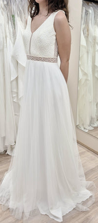 Très belle robe de mariée bohème ANGE Lambert Créations · vue 5