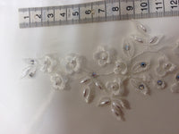 Dentelle motif, brodé perles, · vue 2